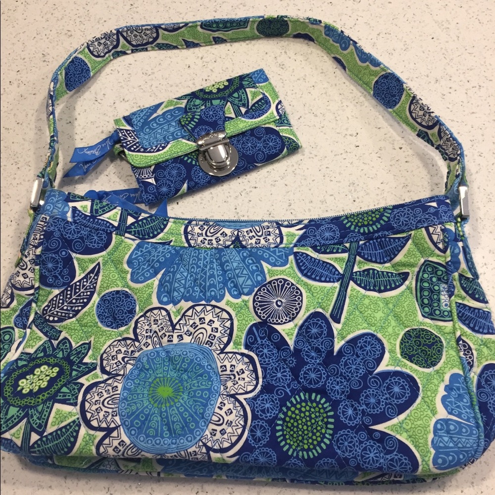 Vera Bradley purse and matching wallet